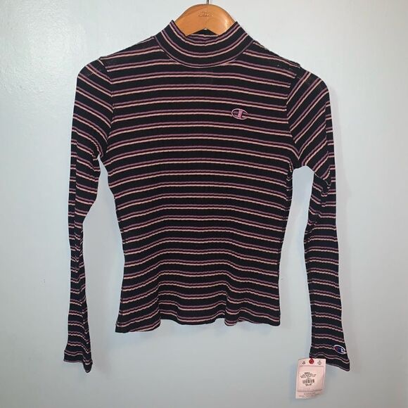 NWT Champion Ribbed Mock Neck Long Sleeve Small - Picture 1 of 5